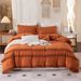 Home Textile Solid Color Washed Bohemian Tassel Quilt Set_maomaolike.com