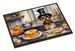 Border Terrier Fall Kitchen Pumpkins Doormat Front Door Mat Indoor Outdoor Rugs For Entryway, Non Slip Washable Low Pile, 24H X 36W_maomaolike.com