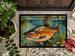 Brown Trout Doormat Front Door Mat Indoor Outdoor Rugs For Entryway, Non Slip Washable Low Pile, 24H X 36W_maomaolike.com