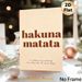 Hakuna Matata Themed Painting Poster, Warm-toned Minimalist Typographic Poster, Calming Positive Quote Decor Ideal For Living Room, Bedroom_maomaolike.com
