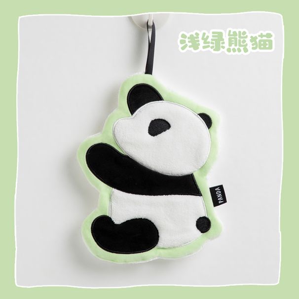 Panda Hand Towel Thick Absorbent Fleece Towel_maomaolike.com