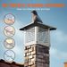 VEVOR Chimney Cap, 9 X 9 Inch, 304 Stainless Steel Fireplace Chimney Cover, Not Easily Toppled & Practical Accessories & Easy Installation, Fits Mesh Flue Covers Outside Clay Flue Shingles, Silver_maomaolike.com