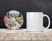 Borzoi Spring Path Large Sandstone Coasters Pack Of 4 Absorbent Round Coasters Decor Gifts For Men Or Women, 4 In, Multicolor_maomaolike.com