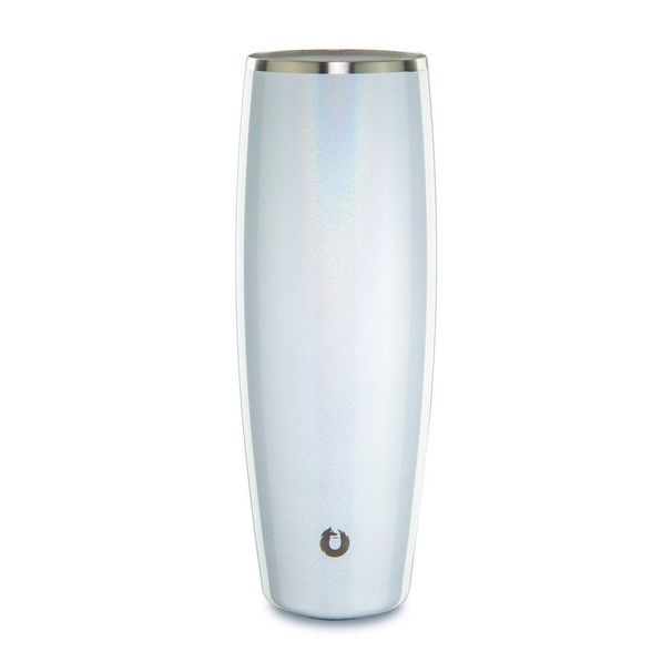 24 Oz Stainless Steel Beer Glass With Lid, Shimmer White_maomaolike.com