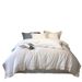 Light Luxury Style 140-Count Double-Ply Pima Four-Piece Set Simple Summer Pure Cotton Duvet Cover Naked Sleep Bedding Bed Sheet_maomaolike.com