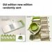 7pcs/set Multifunctional Vegetable Slicer And Grater Set Interchangeable Blades Manual Kitchen Tool Kit - For Potatoes_maomaolike.com