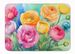 Ranunculus In Watercolor Memory Foam Kitchen Mat Machine Washable Anti-Fatigue Mat Cushion Comfort Bath Mat Or Kitchen Rug_maomaolike.com