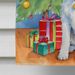 Fox Terrier Christmas Reindeer House Flag Large Porch Sleeve Pole Decorative Outside Yard Banner Artwork Wall Hanging, Polyester, House Size, Multicolor_maomaolike.com