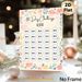 30-Day $300 Savings Challenge Painting Poster, Pastel Floral Decorative Poster, Helps Track Savings Progress Ideal For Home And Personal Finance_maomaolike.com