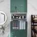 16"H Livelylodge Wooden Modular Closet Strorage :Closet Organizer Modern Open Wardrobe Closet System With Hanging Rod And Shelves For Bathroom White Finish For All Ages_maomaolike.com
