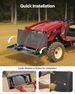 1/4 In Skid Steer Mount Plate, Universal Quick Attach Mount Plate, Easy To Bolt, 3000lbs Load Capacity, Heavy Duty Steel Loader Plates Compatible With Kubota Bobcat Skid Steers & Tractors_maomaolike.com