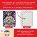Coton De Tulear King Of Mardi Gras Porcelain Ornament Christmas Tree Hanging Decorations For Home Christmas Holiday, Rectangle, Gift, Multicolor_maomaolike.com