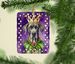 Great Dane King Of Mardi Gras Porcelain Ornament Christmas Tree Hanging Decorations For Home Christmas Holiday, Rectangle, Gift, Multicolor_maomaolike.com