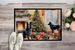 Belgian Sheepdog Cozy Christmas Doormat Front Door Mat Indoor Outdoor Rugs For Entryway, Non Slip Washable Low Pile, 24H X 36W_maomaolike.com