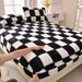 Winter Milk Velvet Sheet Single Piece Fleece Three-Piece Set 2025 New Mattress Protector Flannel Bed Cover_maomaolike.com