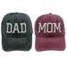 Unisex Washed cotton DAD MOM embroidered baseball cap Cotton duck hat Dad hat Hip hop hat_maomaolike.com