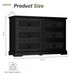 Chest Of Drawers For Bedroom, Modern 5/6/7 Drawer Dresser, Storage Dresser For Clothes, Wood Dresser With Ring Handles For Bedroom, Black, Large Drawer Chest For Bedroom, Living Room, Hallway_maomaolike.com