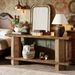 Console Table, 2-Tier Hallway Table Sofa Table Behind Couch_maomaolike.com