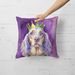 English Setter King Of Mardi Gras Throw Pillow Machine Washable, Indoor Outdoor Decorative Pillow For Couch, Bed Or Patio, 18Hx18W_maomaolike.com