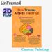 Trauma & Brain Impact Educational Painting Poster, Colorful Cartoon-style Brain Anatomy Poster, Informative Guide On Trauma's Brain Effects, Suitable_maomaolike.com