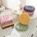 Large Biscuit Shape Plush Cushion,Soft Creative Pillow Chair Seat Pad, Decorative Cookie Japanese Tatami Back Cushion_maomaolike.com