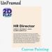 HR Director Definition Painting Poster, Witty Typographic Poster, Humorous Workplace-themed Decor Ideal For Office, Professional Workspace_maomaolike.com