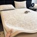 Class A Jacquard Ice Three-Piece Set Summer Cool Silk Air Conditioning Washable Cooling Bed Sheet Style Soft Mat_maomaolike.com