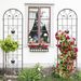 4 Pack Metal Garden Trellis 86.7" X 19.7" Rustproof Trellis For Climbing Plants Outdoor Flower Support_maomaolike.com