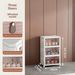 Stackable Shoe Storage Rack, Plastic Cabinet With Clear Doors For Home Use_maomaolike.com