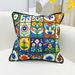 Cross-Border E-commerce Dutch Velvet Digital Print Pillowcase Living Room Sofa European Style Lumbar Support_maomaolike.com