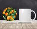 Florida Orange Blossom In Watercolor Large Sandstone Coasters Pack Of 4 Absorbent Round Coasters Decor Gifts For Men Or Women, 4 In, Multicolor_maomaolike.com