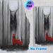 Little Red Riding Hood & Wolf Painting Poster, Mysterious Watercolor Dark Forest Scene Poster, Eerie Fairy Tale Themed Artwork, Ideal For Bedroom And_maomaolike.com