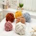 Six-color Optional Cute Teddy Velvet Handmade Round Puff Ball Photography Props Pillow Sofa Cushion_maomaolike.com