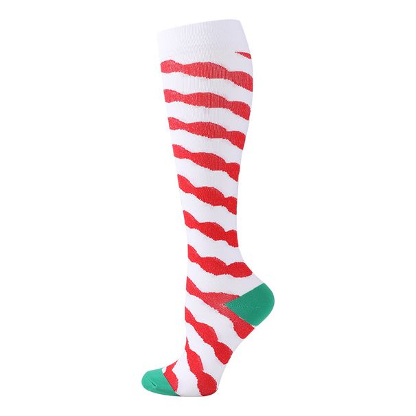 Christmas compression socks, sports beautiful legs, calf socks, stockings, elastic socks, socks, men's and women's compression socks _maomaolike.com