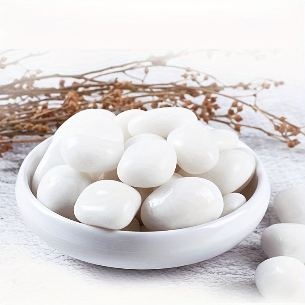 18LBS/8KG High Polished Natural Decorative Stones - Ideal For Garden Paths, Yard Decor, Aquariums (1.8 - 2.6inch), Vases, Plants & Landscaping! Perfect For Horticultural Use, Vase Filling_maomaolike.com