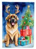 Leonberger Christmas Reindeer Garden Flag Mailbox Flag Decorative Yard Flag Banner Outside Patio Artwork Yard Flower Beds, Garden Size, Multicolor_maomaolike.com