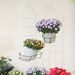 4 Pack Metal Garden Trellis 71" X 19.7" Rustproof Trellis For Climbing Plants Outdoor Flower Support Cream White_maomaolike.com