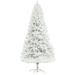6ft Tall Artificial Christmas Tree, Unlit Xmas Tree With 1000 Branch Tips, Auto Open, Steel Base, Holiday Décor For Home Office, White_maomaolike.com