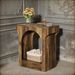 Wood End Table, 2-Tier Side Table With Storage Space_maomaolike.com