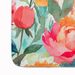 Peonies In Watercolor Memory Foam Kitchen Mat Machine Washable Anti-Fatigue Mat Cushion Comfort Bath Mat Or Kitchen Rug_maomaolike.com