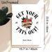 True Love Tattoo Themed Painting Poster, Vintage Bold Heart & Sword Graphic With Lettering Poster, Nostalgic Tattoo-style Design, Ideal For Bedroom_maomaolike.com