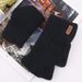 Wool touch screen gloves Warm knit half-finger gloves and fleece jacquard gloves_maomaolike.com
