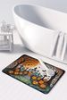 Papel Picado Skeletons Spooky Halloween Memory Foam Kitchen Mat Machine Washable Anti-Fatigue Mat Cushion Comfort Bath Mat Or Kitchen Rug_maomaolike.com