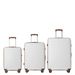 Luggage Set 3 Piece, PP Hardshell Carry On Suitcase With Spinner Wheels & TSA Lock, Lightweight Suitcases For Business, Trip, (20"/24"/28"), White_maomaolike.com