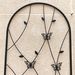 4 Pack Metal Garden Trellis 71" X 19.7" Rustproof Trellis For Climbing Plants Outdoor Flower Support Butterfly Deco Black_maomaolike.com