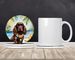 Cocker Spaniel Luau Large Sandstone Coasters Pack Of 4 Absorbent Round Coasters Decor Gifts For Men Or Women, 4 In, Multicolor_maomaolike.com