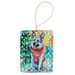 Norwegian Elkhound Christmas Porcelain Ornament Christmas Tree Hanging Decorations For Home Christmas Holiday, Rectangle, Gift, Multicolor_maomaolike.com