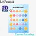 Star-themed Reward Chart Painting Poster, Pastel-colored Cute Cartoon Star & Bubble Pattern Poster, Motivational Design To Track Progress And_maomaolike.com