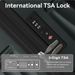 Luggage Sets ABS Hardshell 3pcs Luggage, Lightweight Durable Suitcase Sets Spinner Wheels Suitcase With TSA Lock 20''24''28'' Available(Dark Green)_maomaolike.com