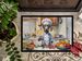 Weimaraner The Chef Doormat Front Door Mat Indoor Outdoor Rugs For Entryway, Non Slip Washable Low Pile, 24H X 36W_maomaolike.com
